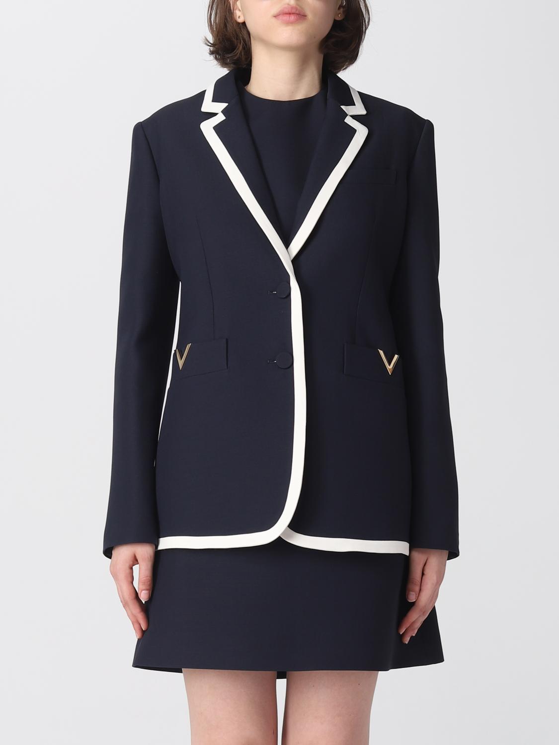 Valentino Blazer VALENTINO Woman colour Navy