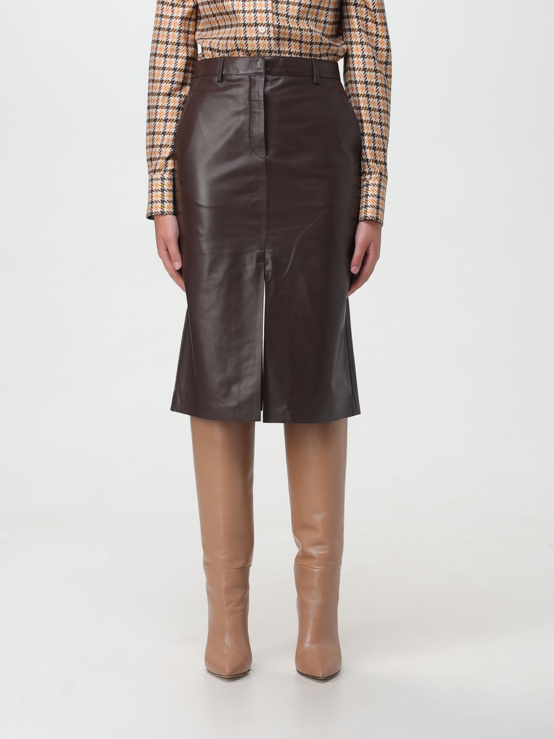 Lanvin Skirt LANVIN Woman colour Cocoa