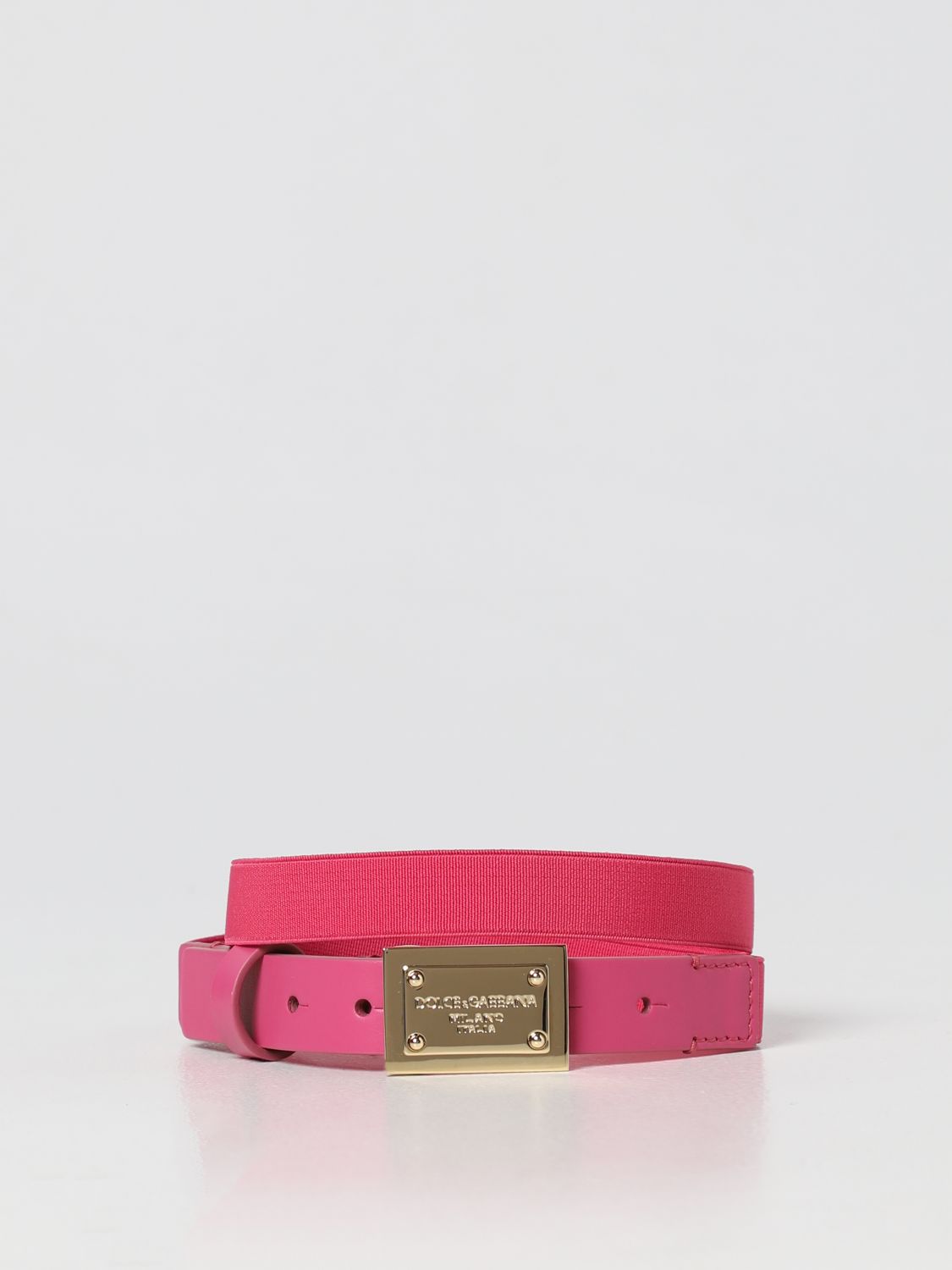 Dolce & Gabbana Belt DOLCE & GABBANA Kids colour Fuchsia