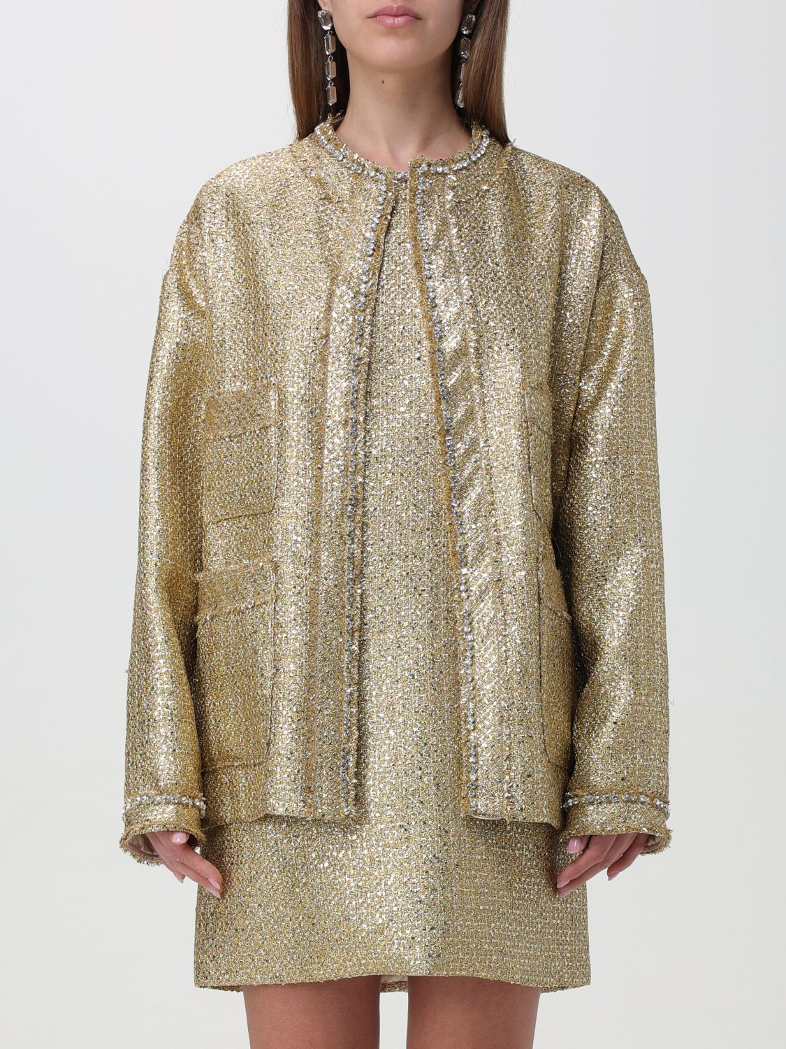 N° 21 Jacket N° 21 Woman colour Gold