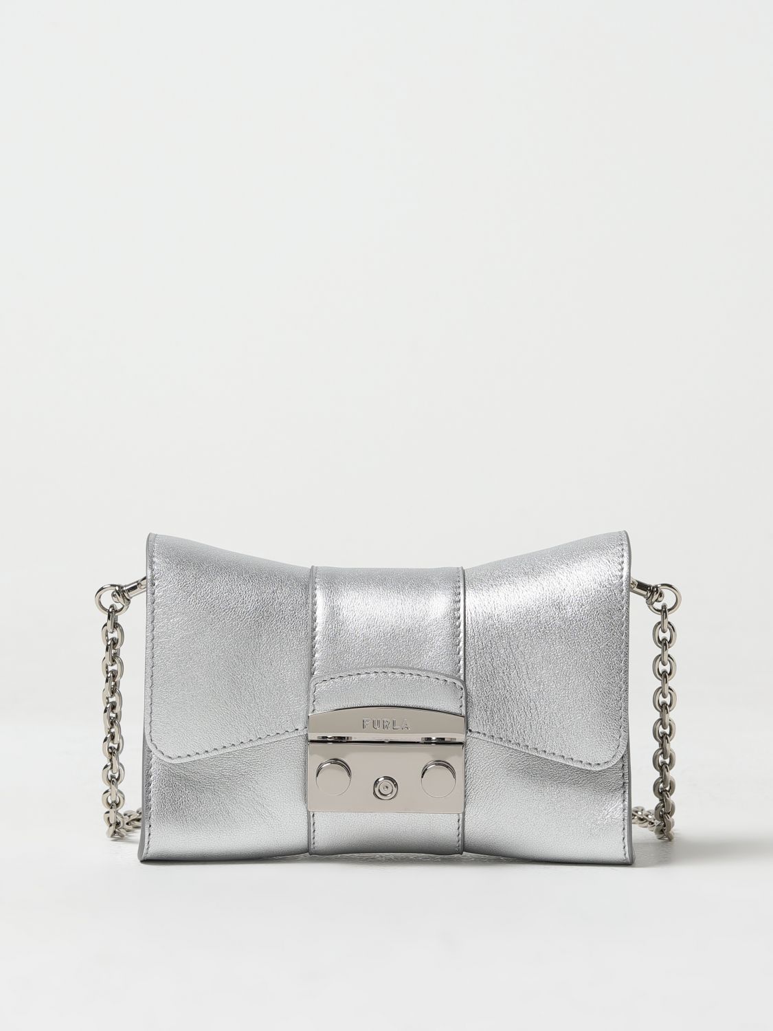 Furla Mini Bag FURLA Woman colour Silver