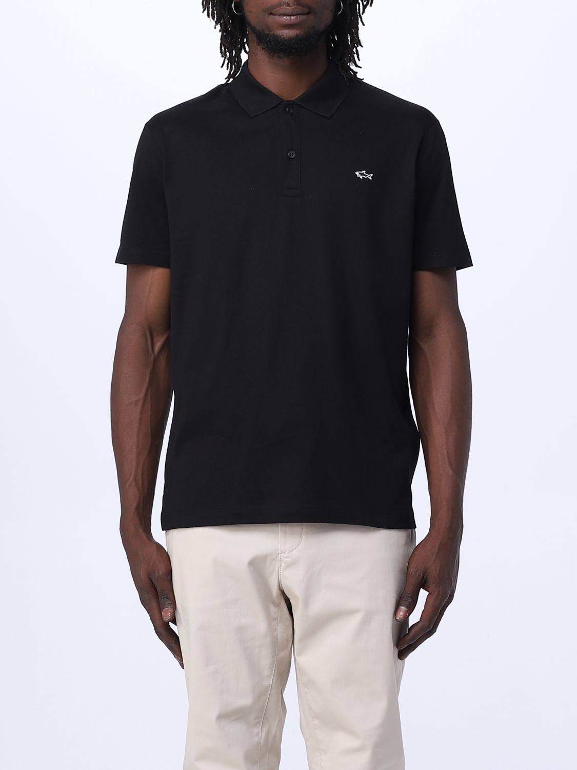 Paul & Shark Polo Shirt PAUL & SHARK Men colour Black