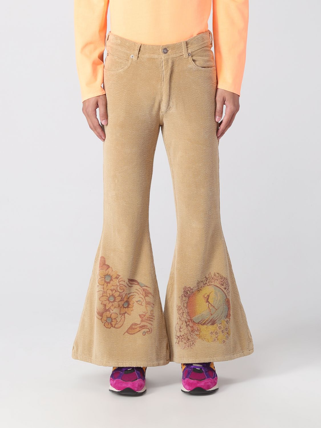 ERL Trousers ERL Men colour Beige