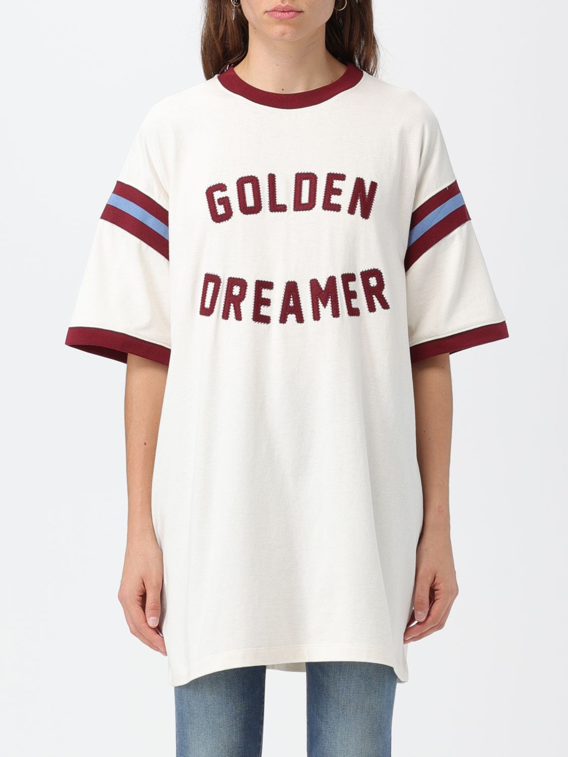 Golden Goose T-Shirt GOLDEN GOOSE Woman colour Cream