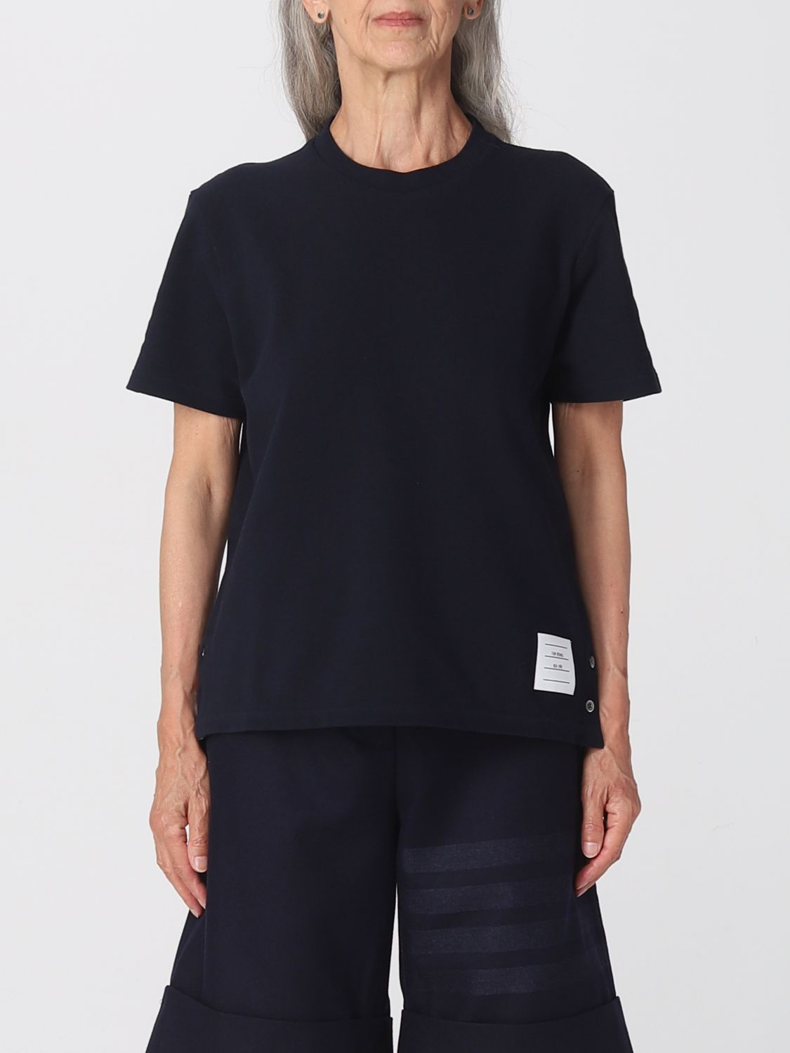 Thom Browne T-Shirt THOM BROWNE Woman colour Blue