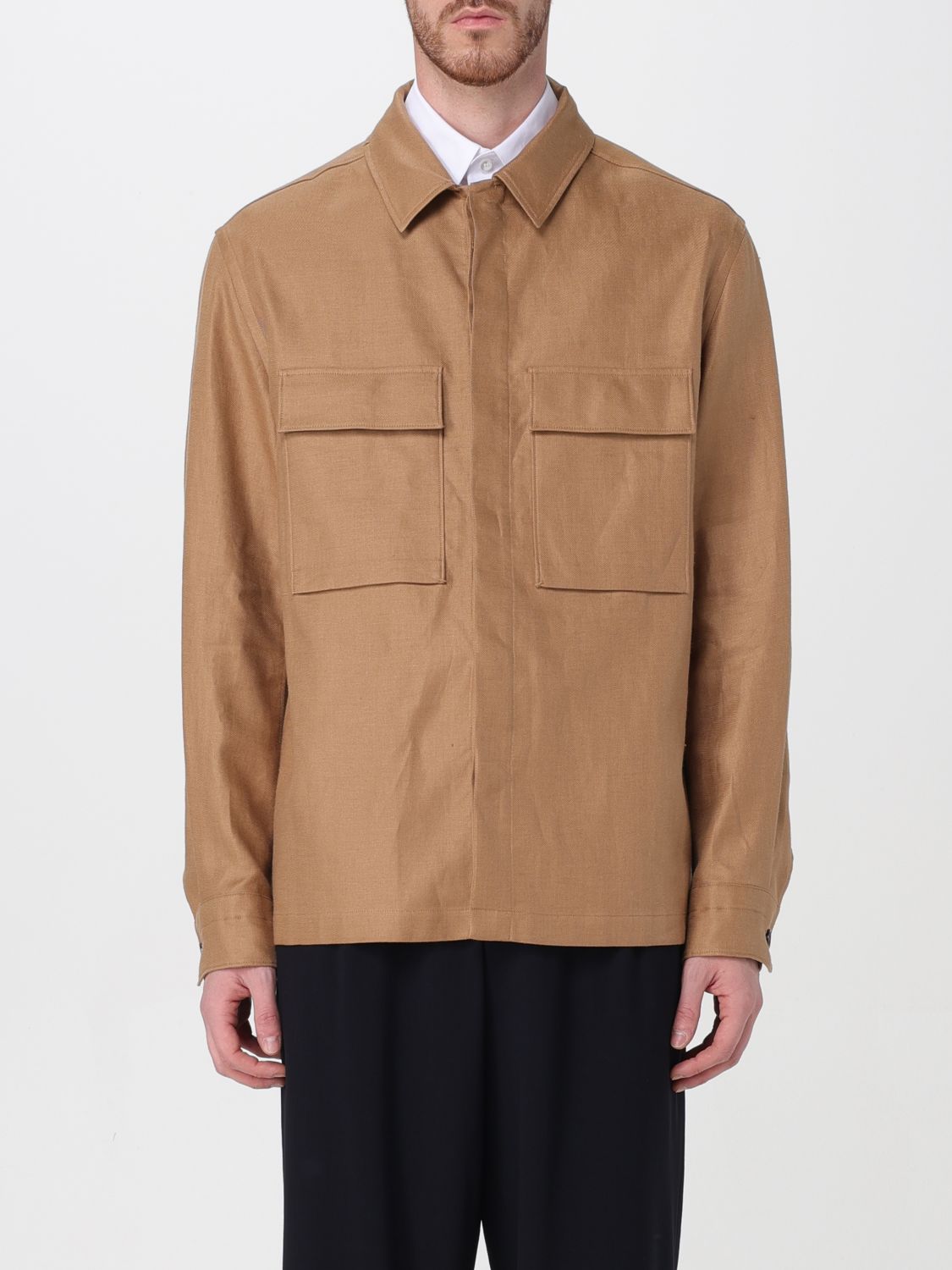 zegna Jacket ZEGNA Men colour Brown