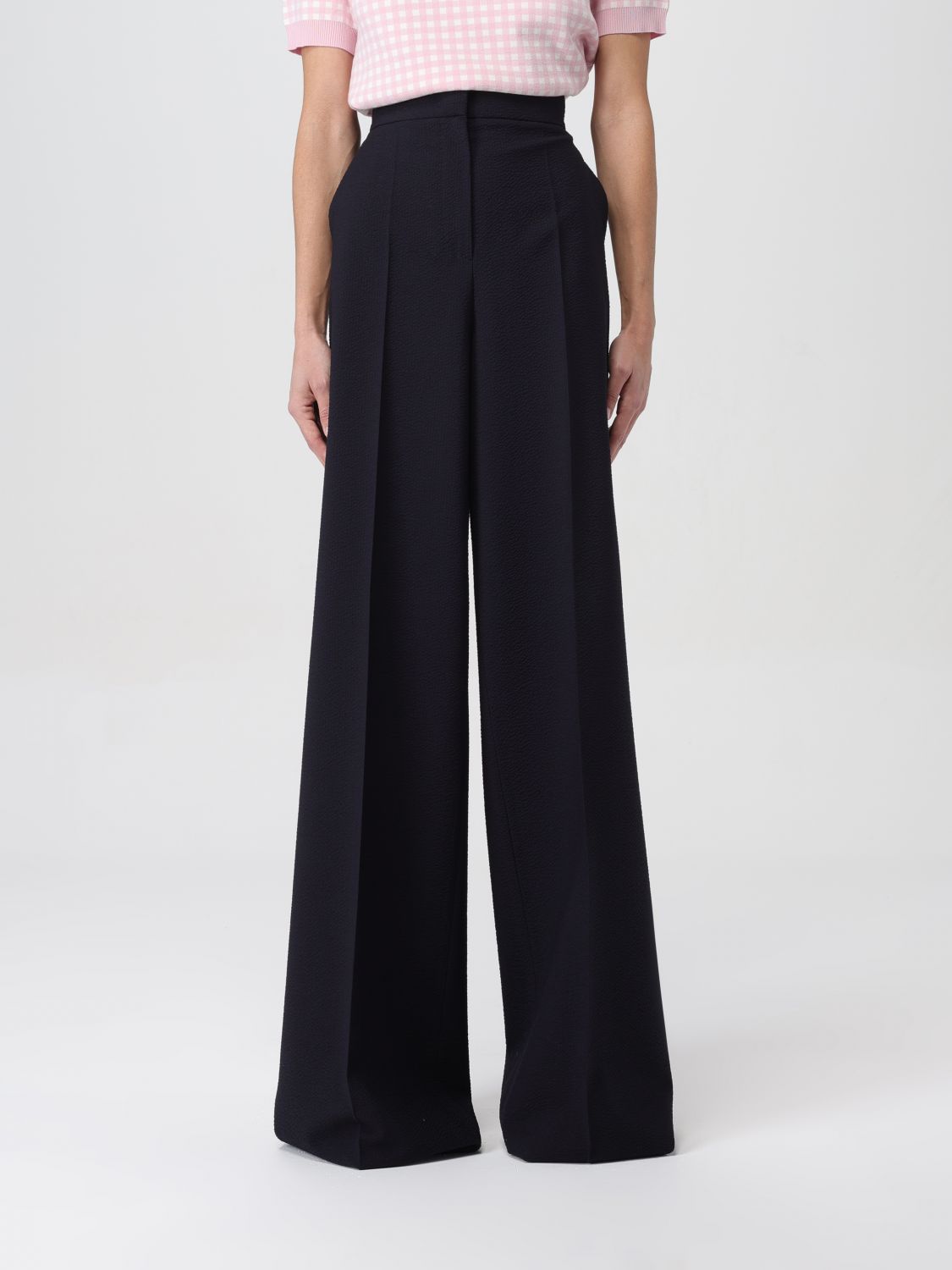 Max Mara Trousers MAX MARA Woman colour Blue