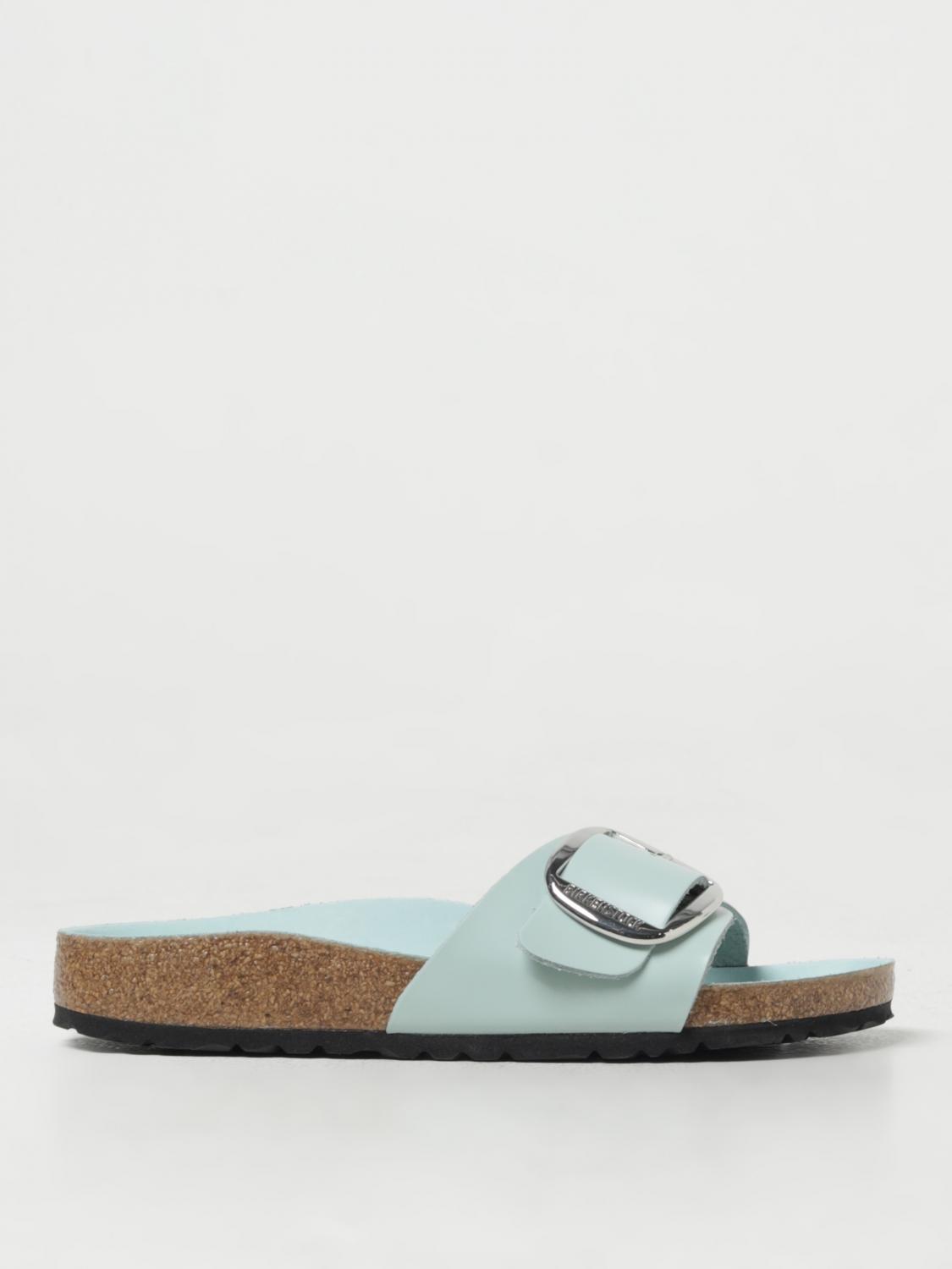 Birkenstock Flat Sandals BIRKENSTOCK Woman colour Green