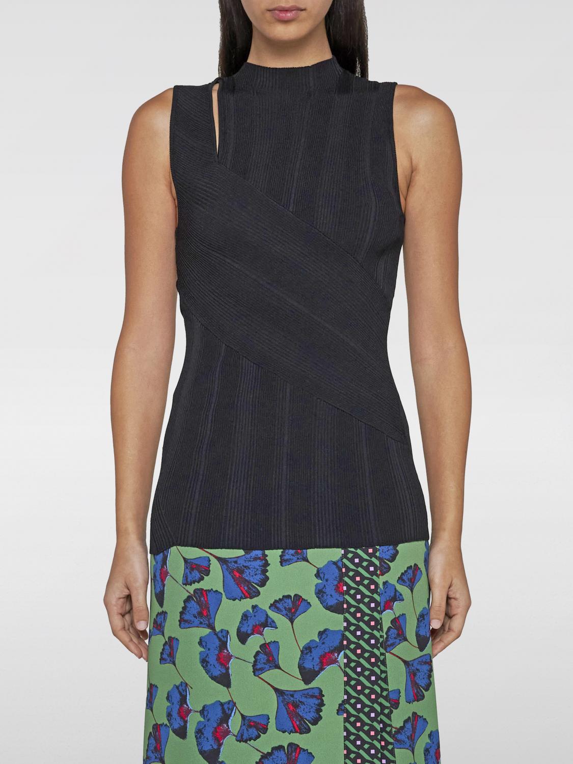 Diane Von Furstenberg Top DIANE VON FURSTENBERG Woman color Black