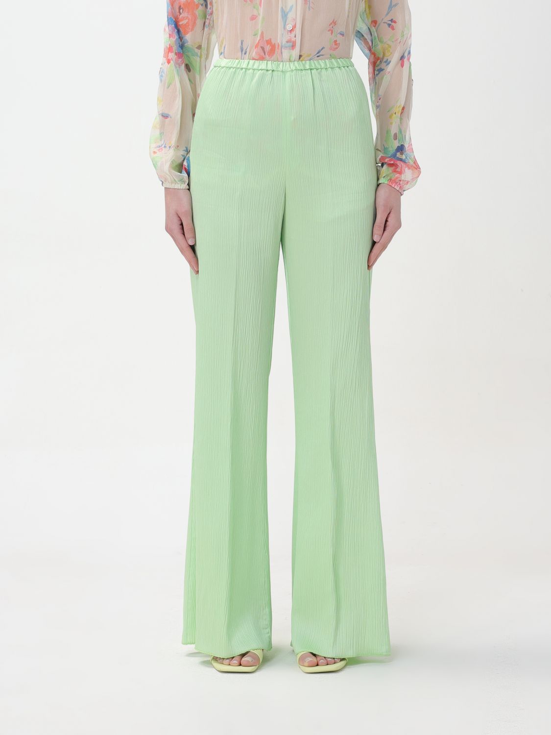 Forte Forte Trousers FORTE FORTE Woman colour Green
