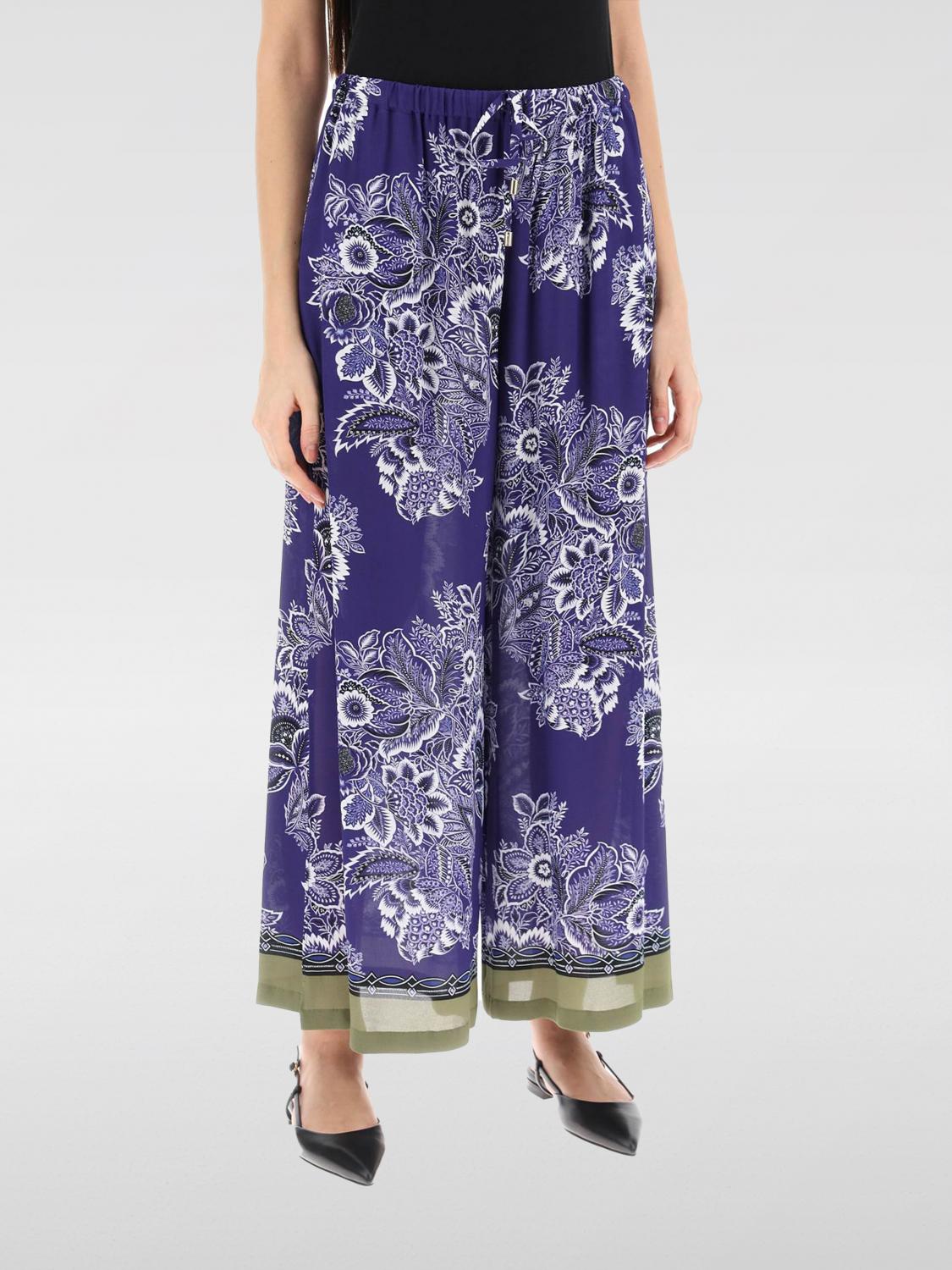 Etro Pants ETRO Woman color Blue