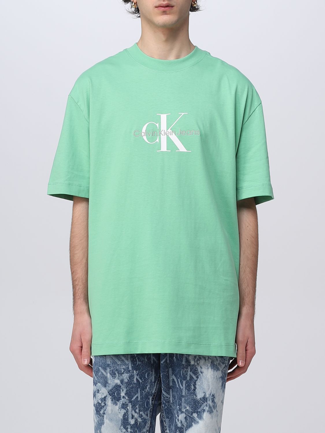 Calvin Klein Jeans T-Shirt CALVIN KLEIN JEANS Men colour Water