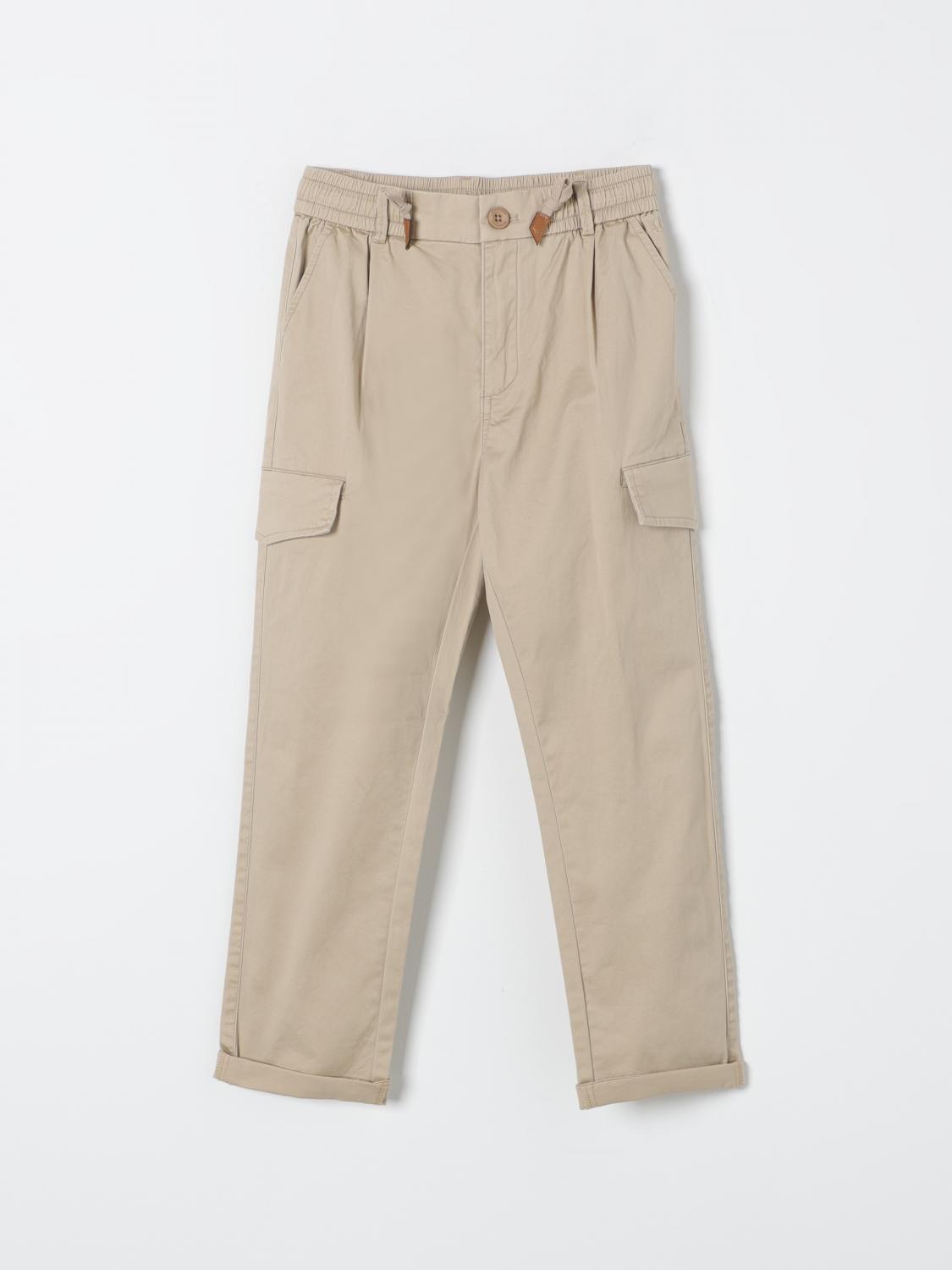 Jeckerson Pants JECKERSON Kids color Beige