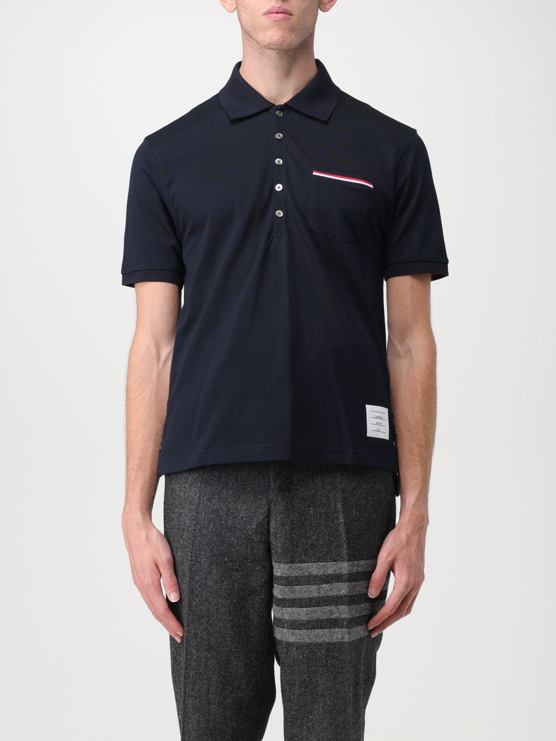 Thom Browne Polo Shirt THOM BROWNE Men colour Navy