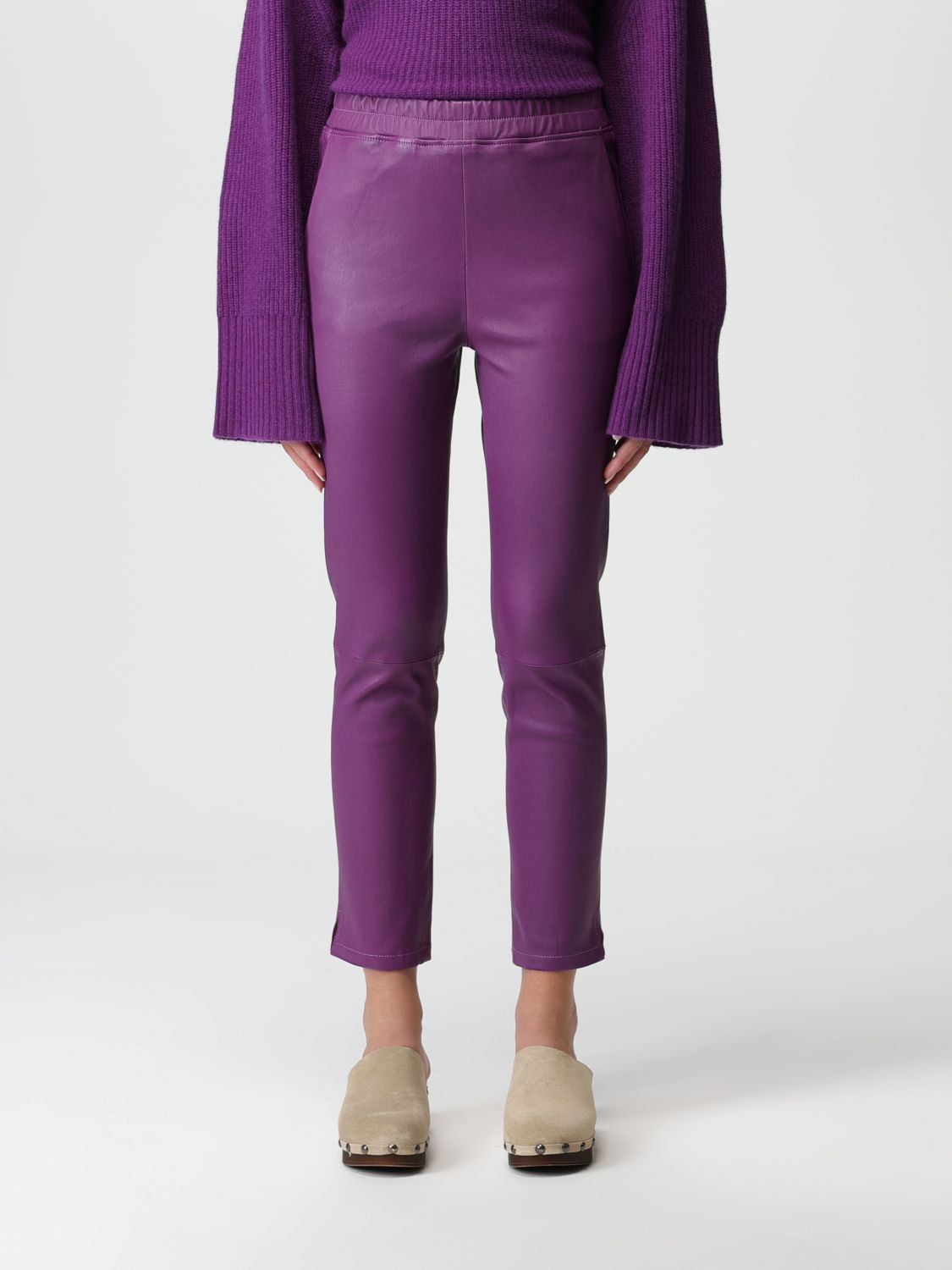 Arma Trousers ARMA Woman colour Violet
