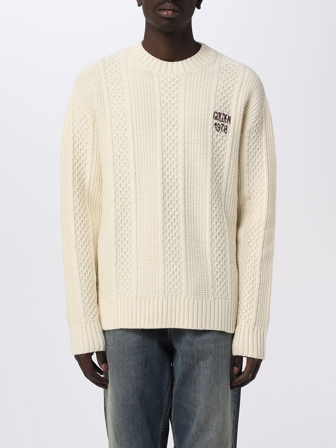 Golden Goose Sweatshirt GOLDEN GOOSE Men colour Yellow Cream