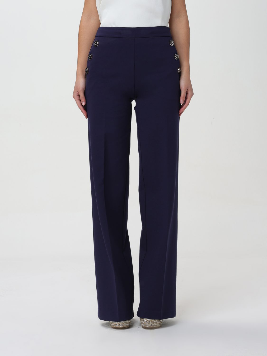 Twinset Trousers TWINSET Woman colour Blue