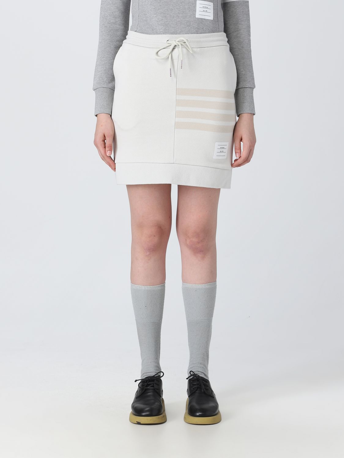 Thom Browne Skirt THOM BROWNE Woman colour Grey