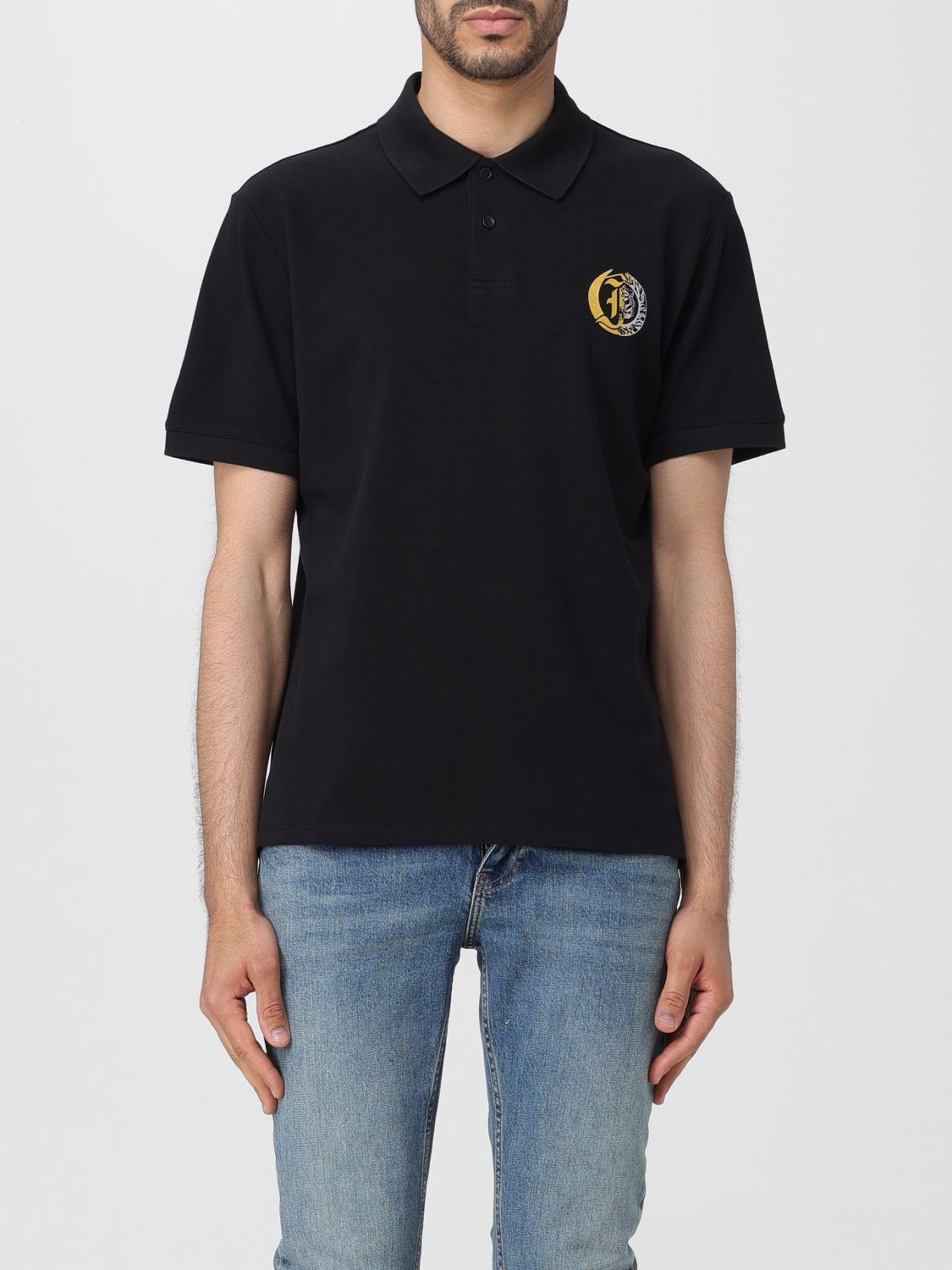 Just Cavalli Polo Shirt JUST CAVALLI Men colour Black