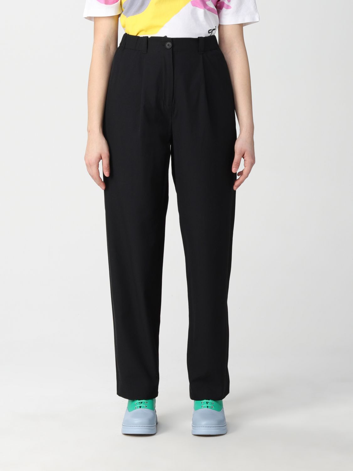 Kenzo Trousers KENZO Woman colour Black