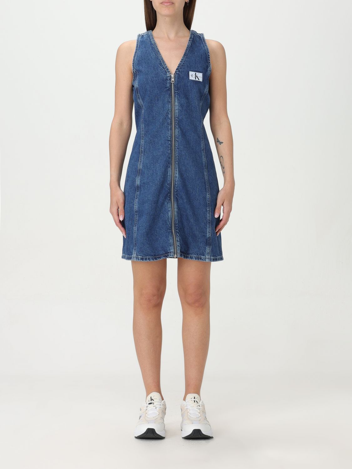 Ck Jeans Dress CK JEANS Woman color Denim