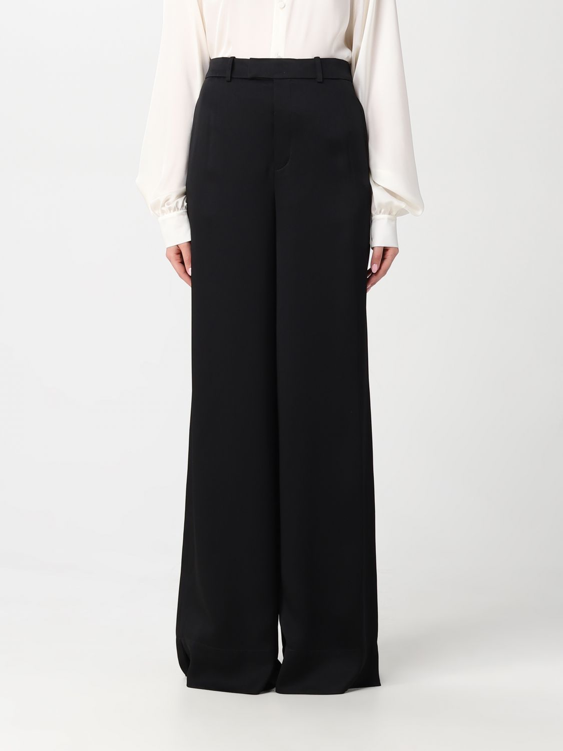 Saint Laurent Trousers SAINT LAURENT Woman colour Black