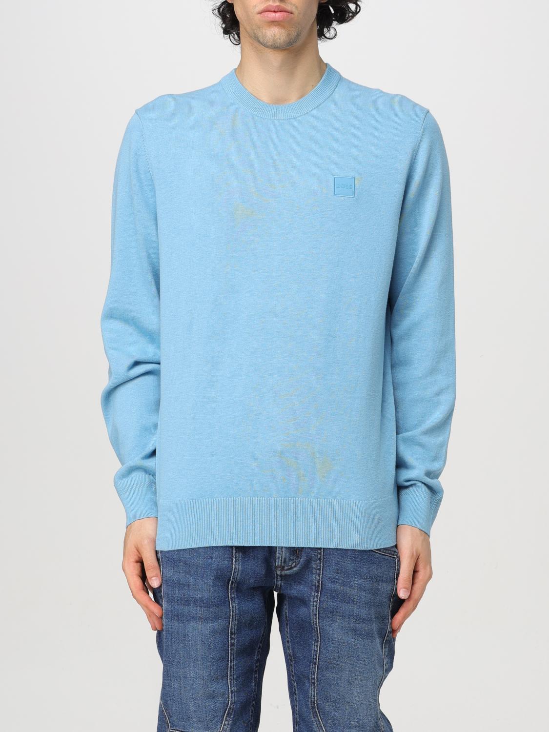 BOSS Sweater BOSS Men color Blue