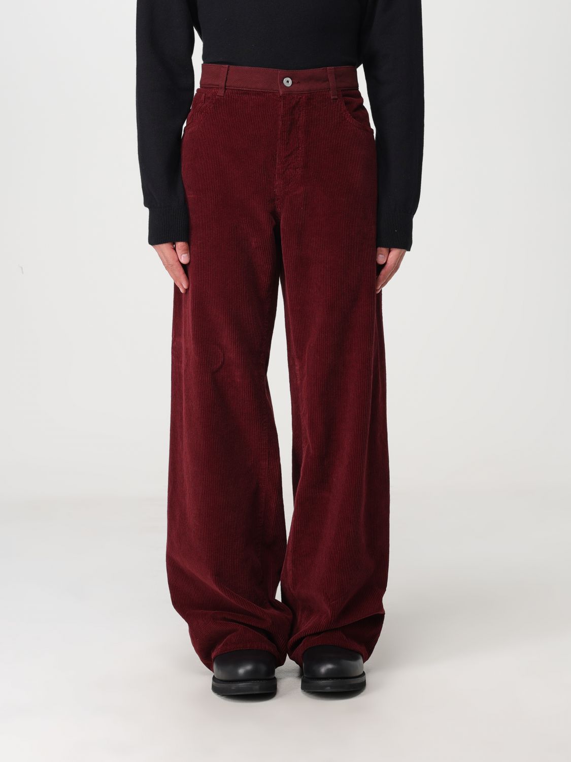 Marcelo Burlon Trousers MARCELO BURLON Men colour Burgundy