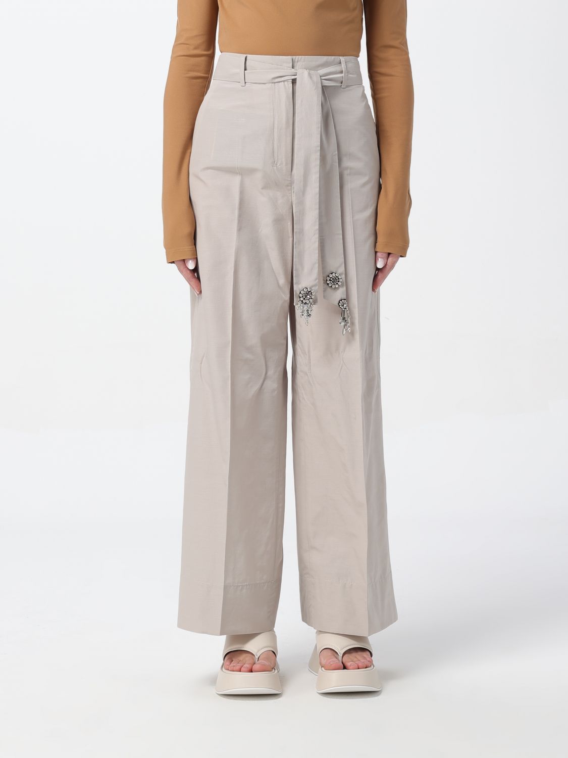  Trousers 'S MAX MARA Woman colour Beige