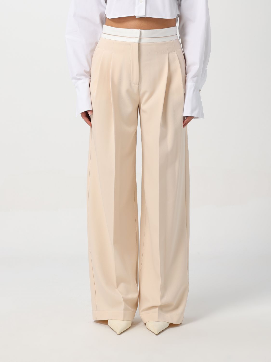 Patrizia Pepe Trousers PATRIZIA PEPE Woman colour White