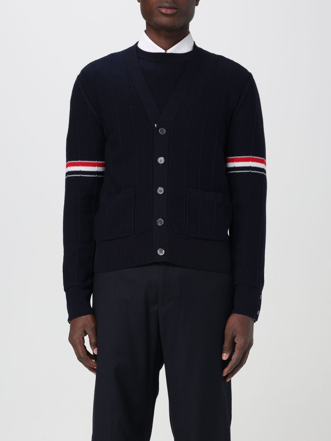 Thom Browne Cardigan THOM BROWNE Men colour Navy