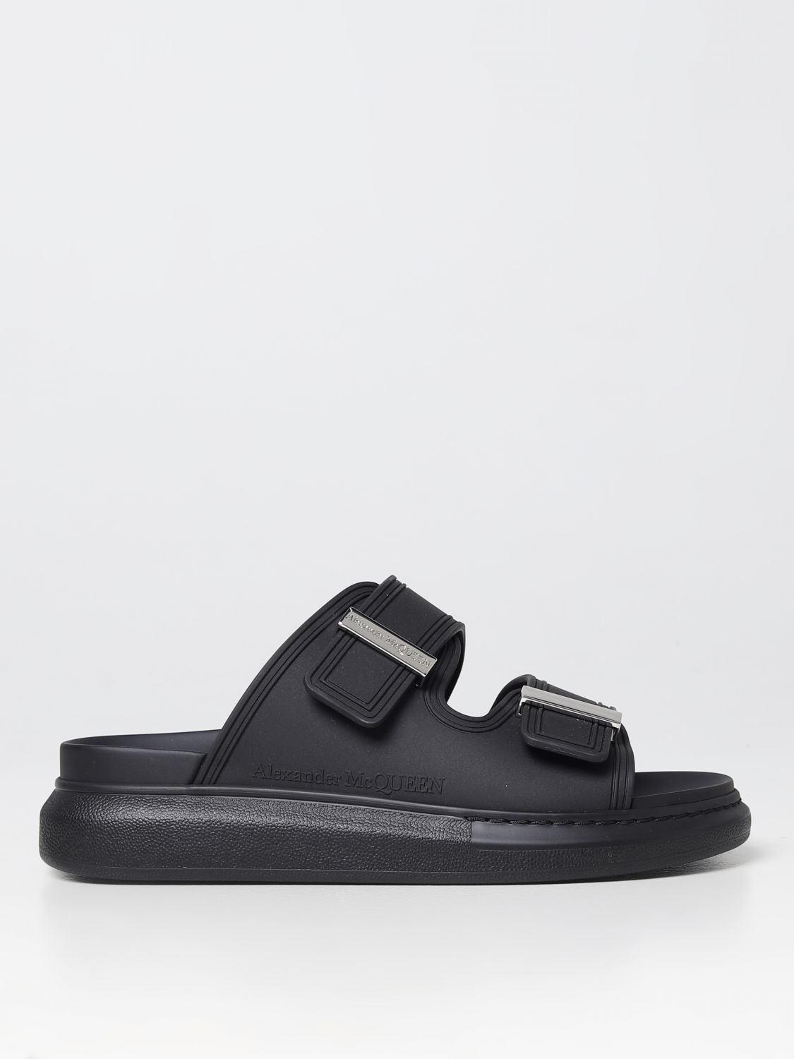 Alexander McQueen Flat Sandals ALEXANDER MCQUEEN Woman colour Black