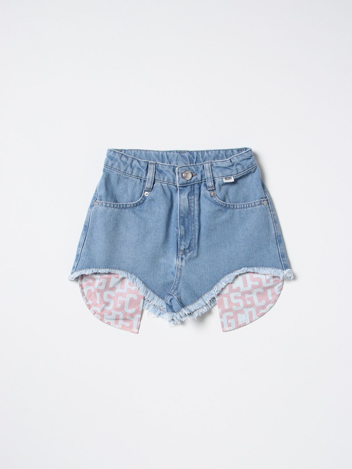 Gcds Kids Short GCDS KIDS Kids colour Denim