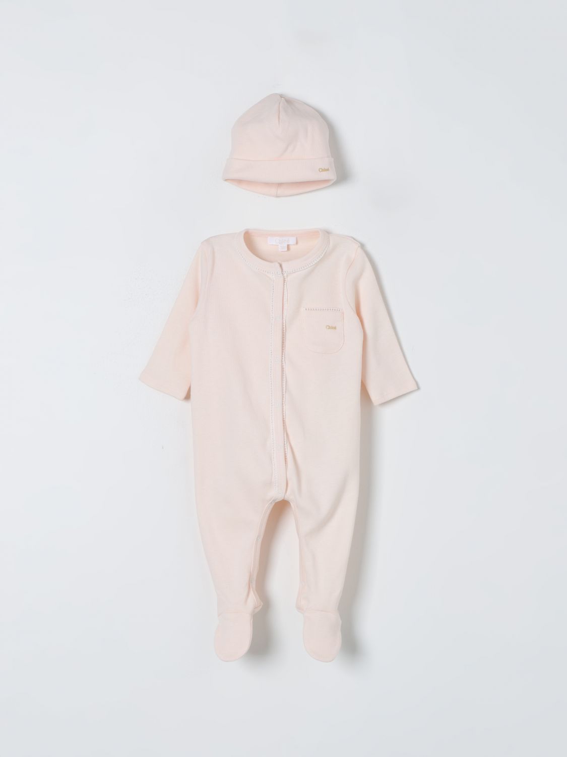 Chloé Romper CHLOÉ Kids colour Salmon