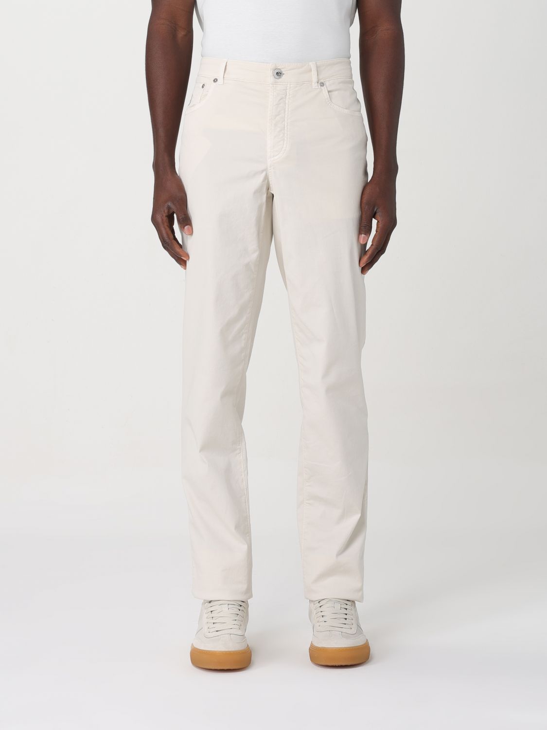 Brunello Cucinelli Trousers BRUNELLO CUCINELLI Men colour White