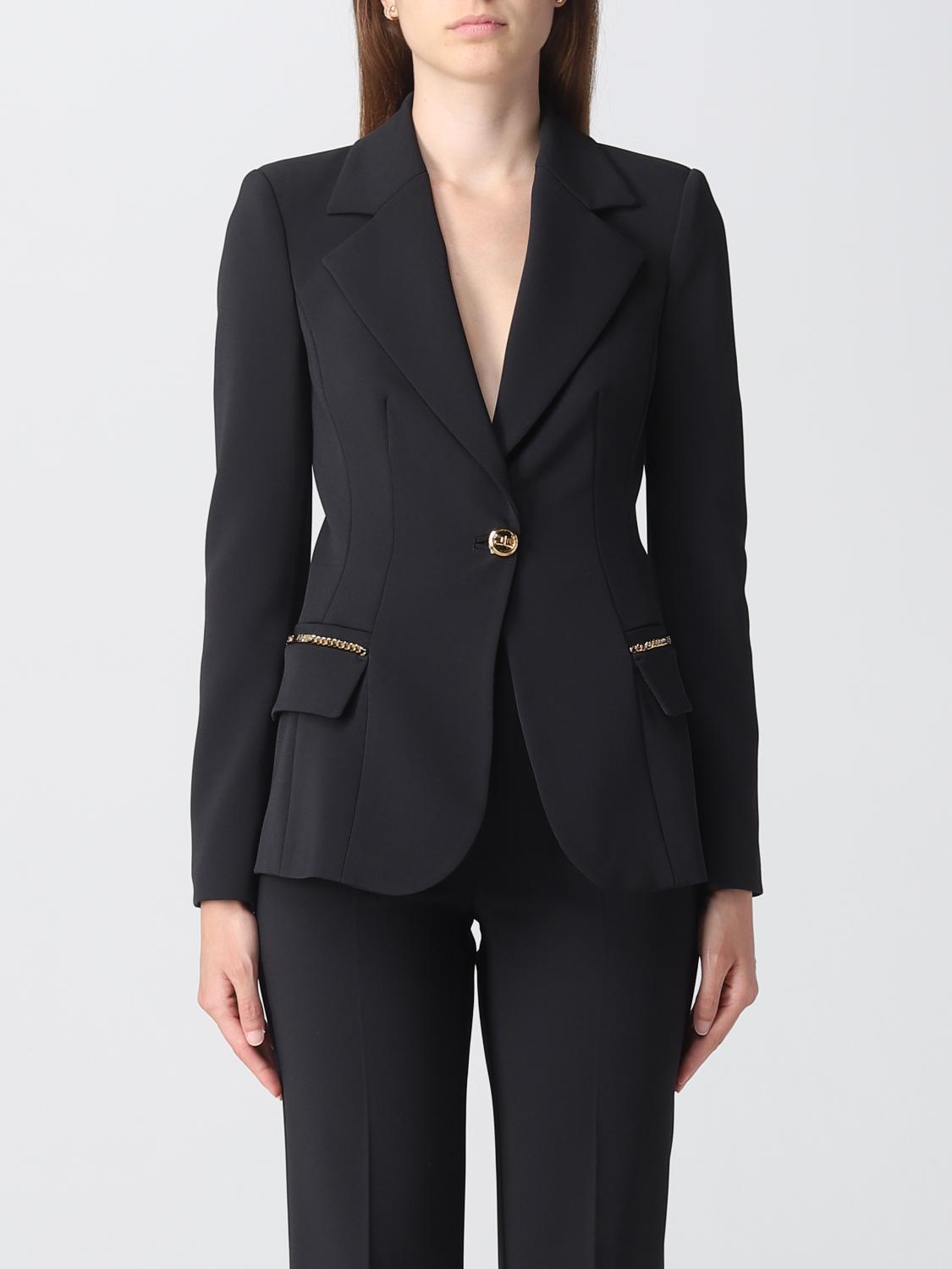 Elisabetta Franchi Blazer ELISABETTA FRANCHI Woman colour Black