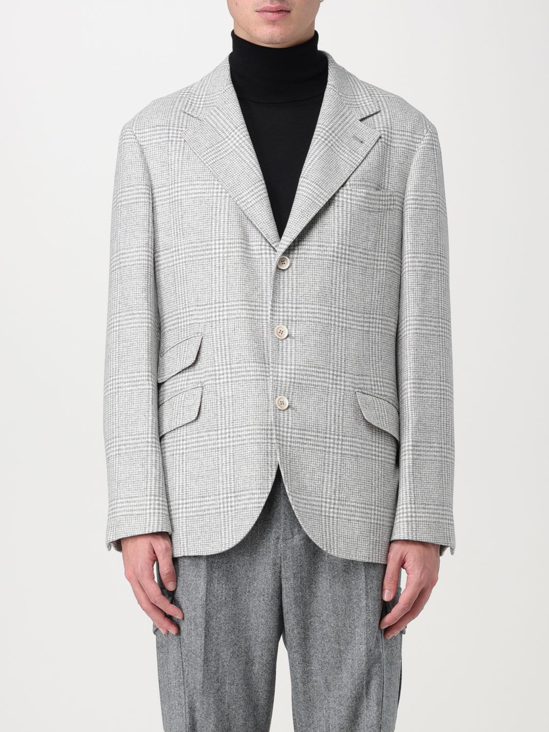 Brunello Cucinelli Blazer BRUNELLO CUCINELLI Men colour Grey