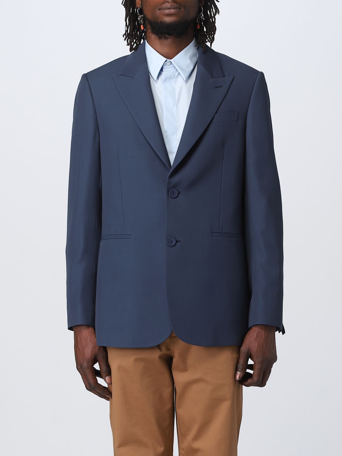 FENDI Jacket FENDI Men colour Blue