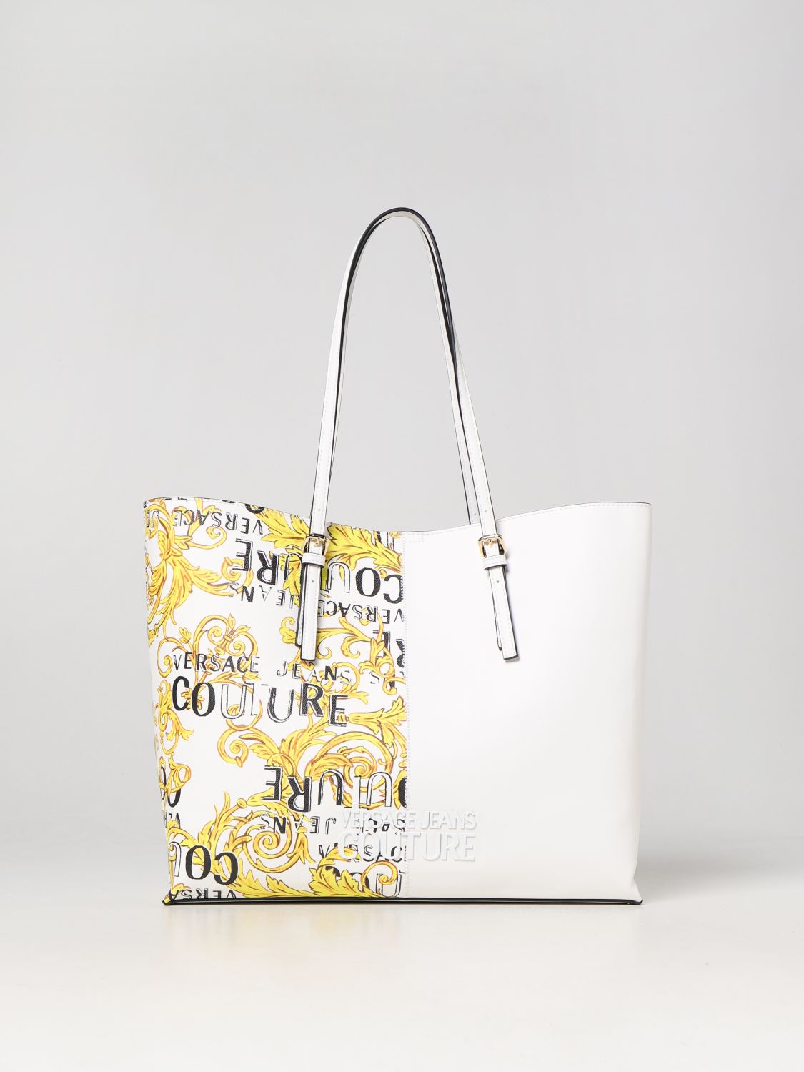 Versace Jeans Couture Tote Bags VERSACE JEANS COUTURE Woman colour White