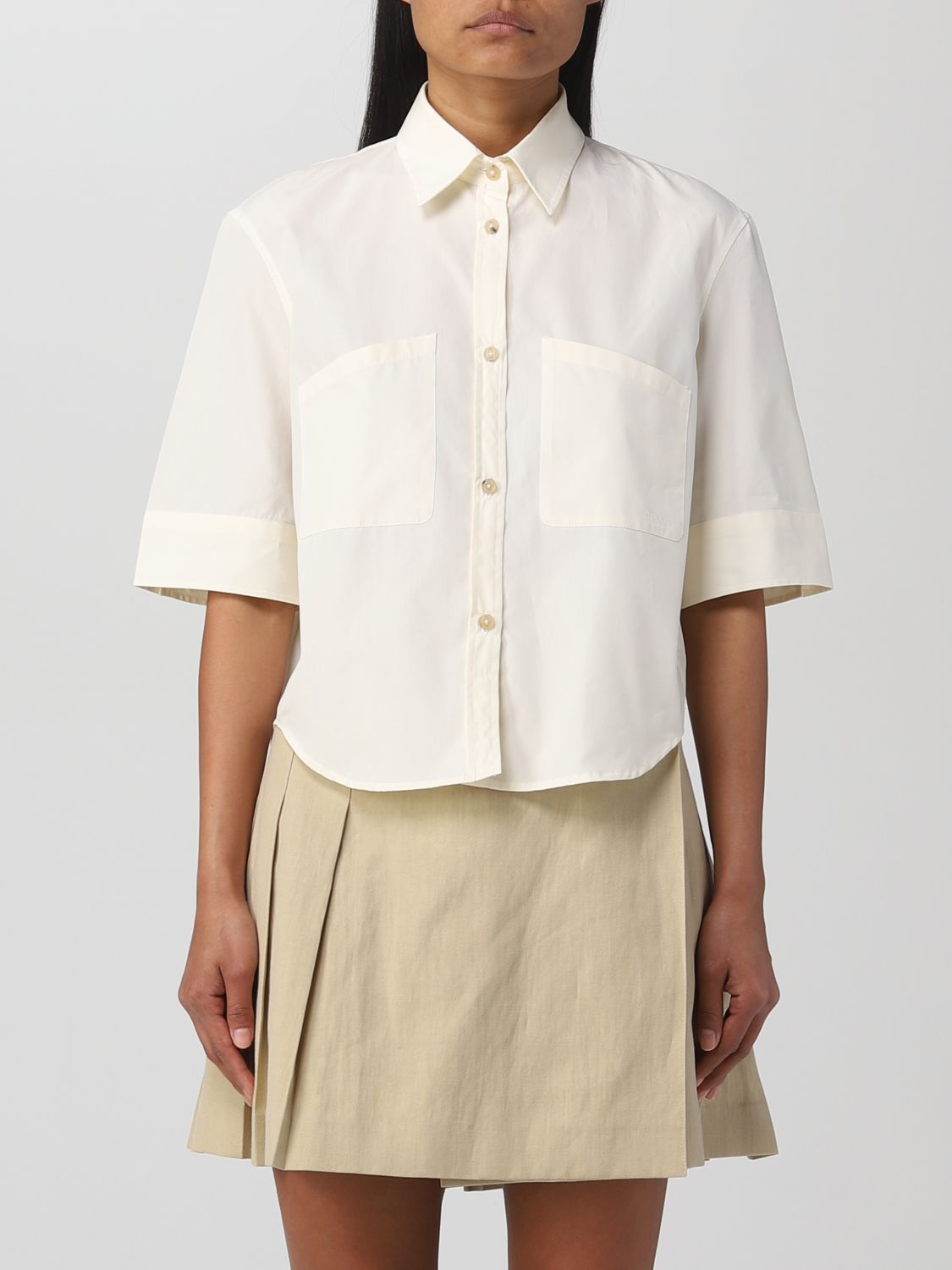 Fay Shirt FAY Woman colour Yellow Cream