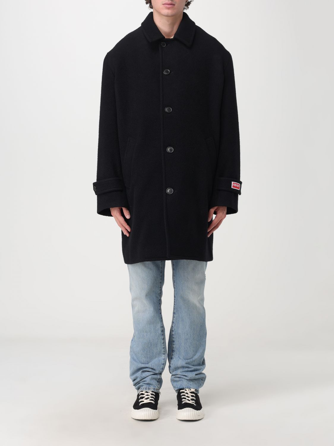 Kenzo Coat KENZO Men colour Black