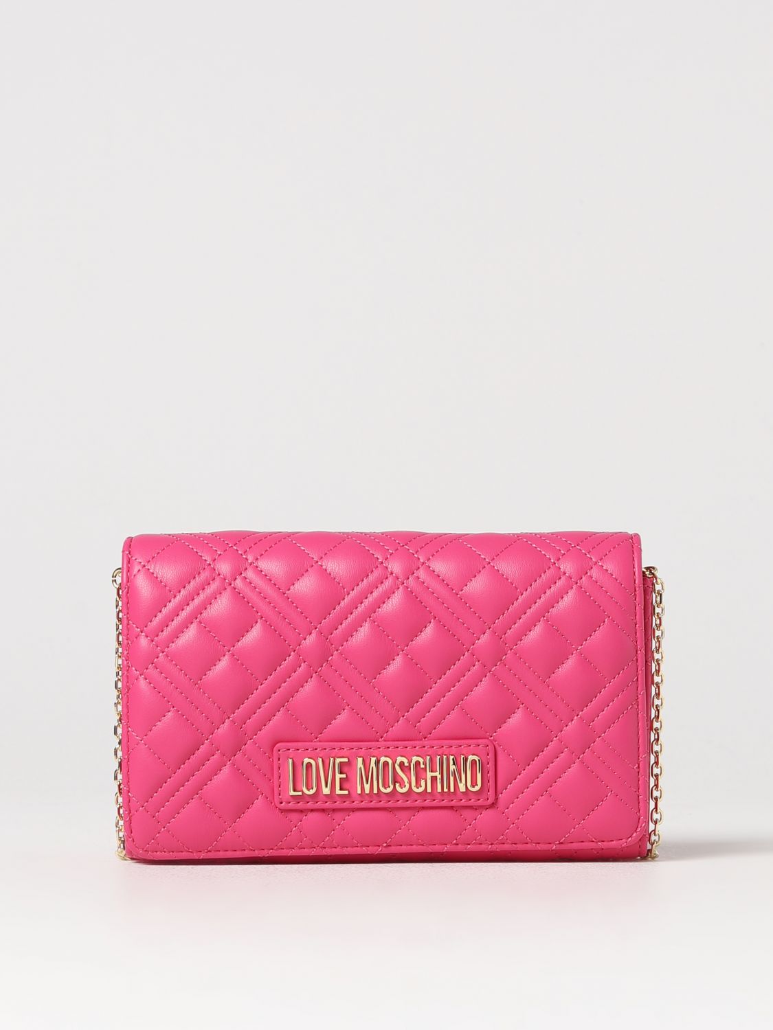 Love Moschino Crossbody Bags LOVE MOSCHINO Woman colour Fuchsia