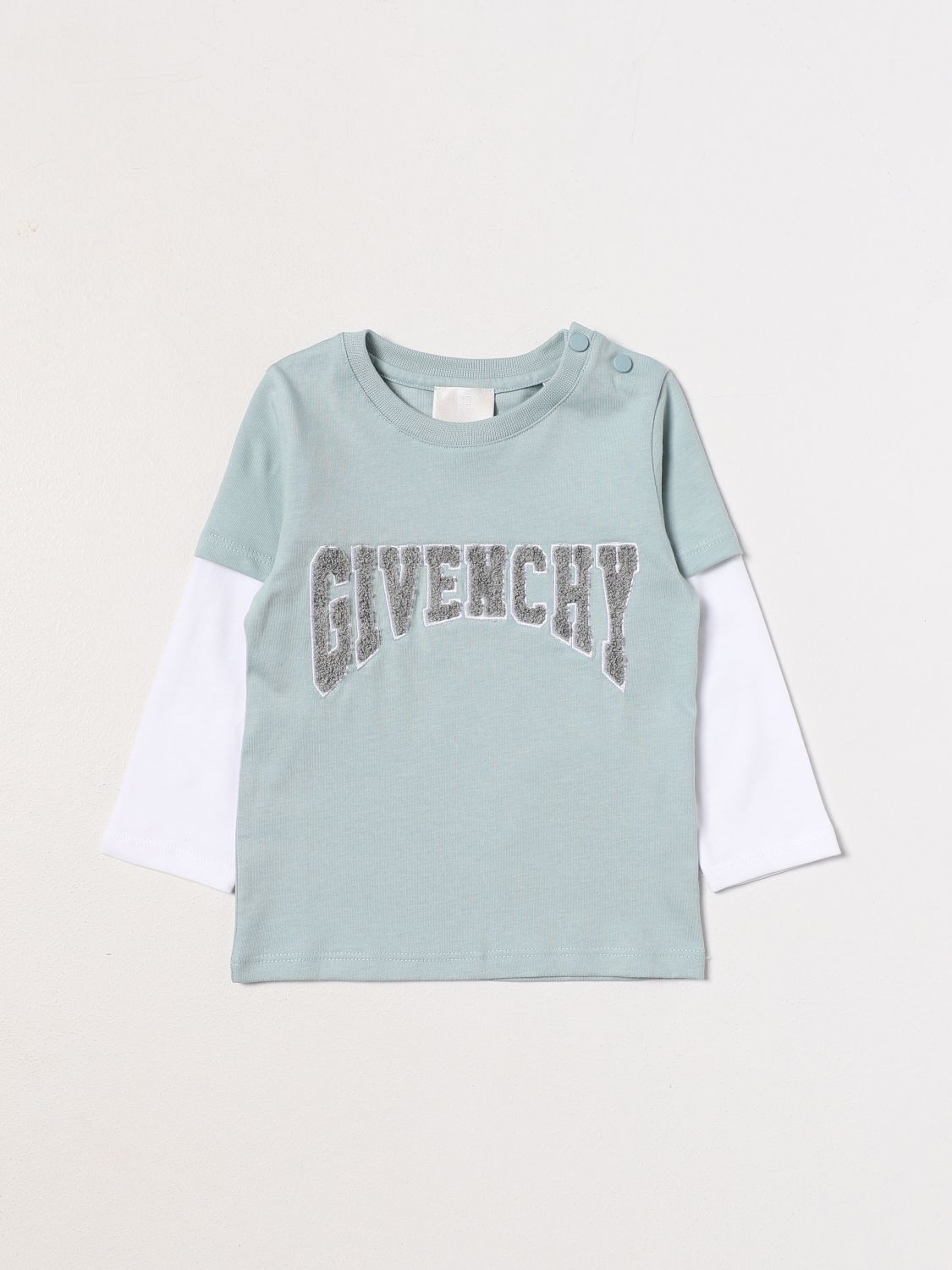 Givenchy T-Shirt GIVENCHY Kids colour Gnawed Blue