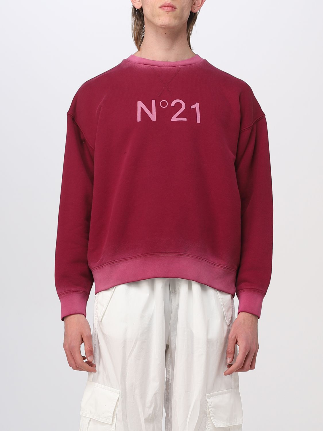 N° 21 Sweatshirt N° 21 Men colour Black Cherry