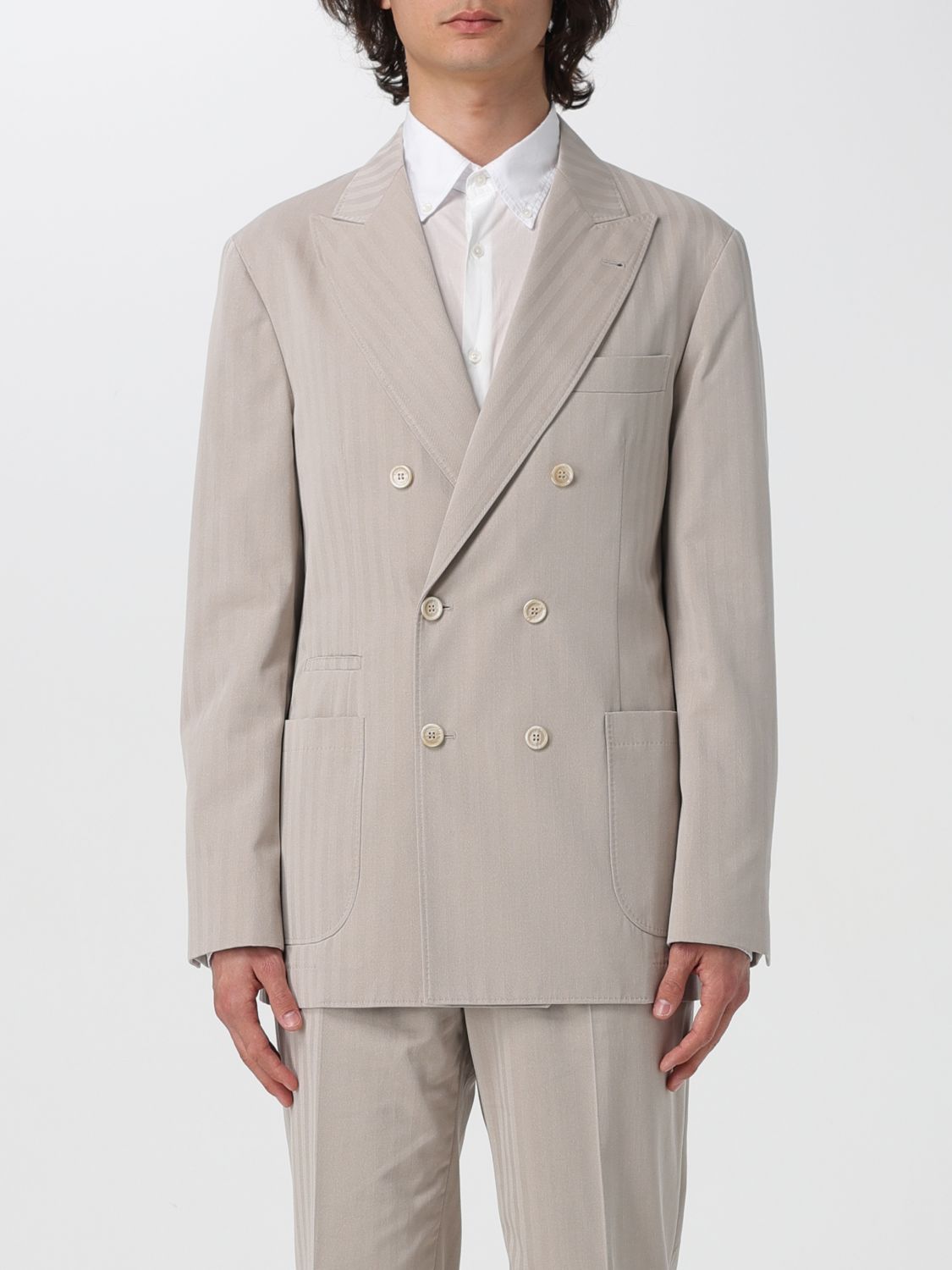 Brunello Cucinelli Blazer BRUNELLO CUCINELLI Men colour Sand