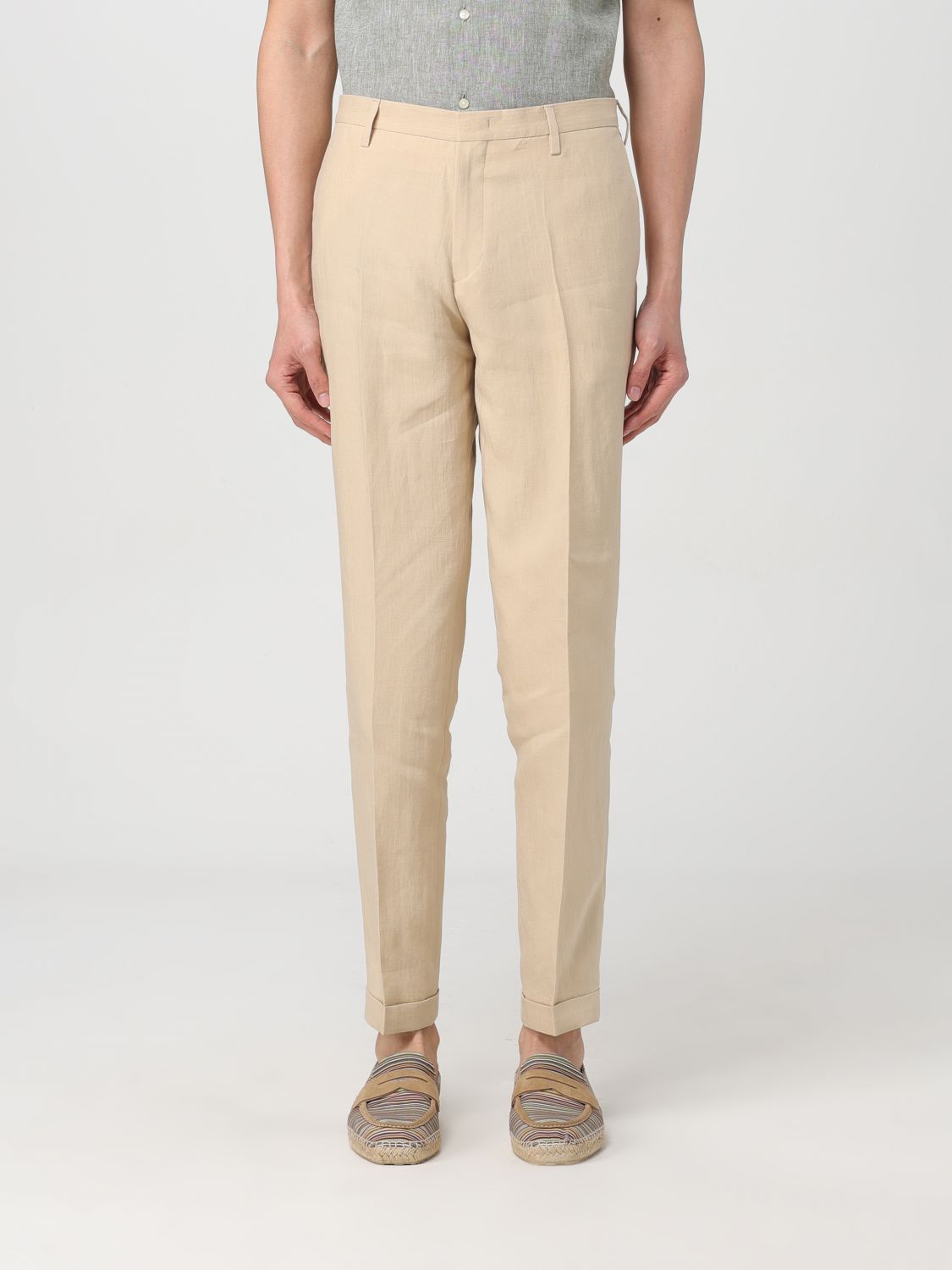 Paul Smith Trousers PAUL SMITH Men colour Beige