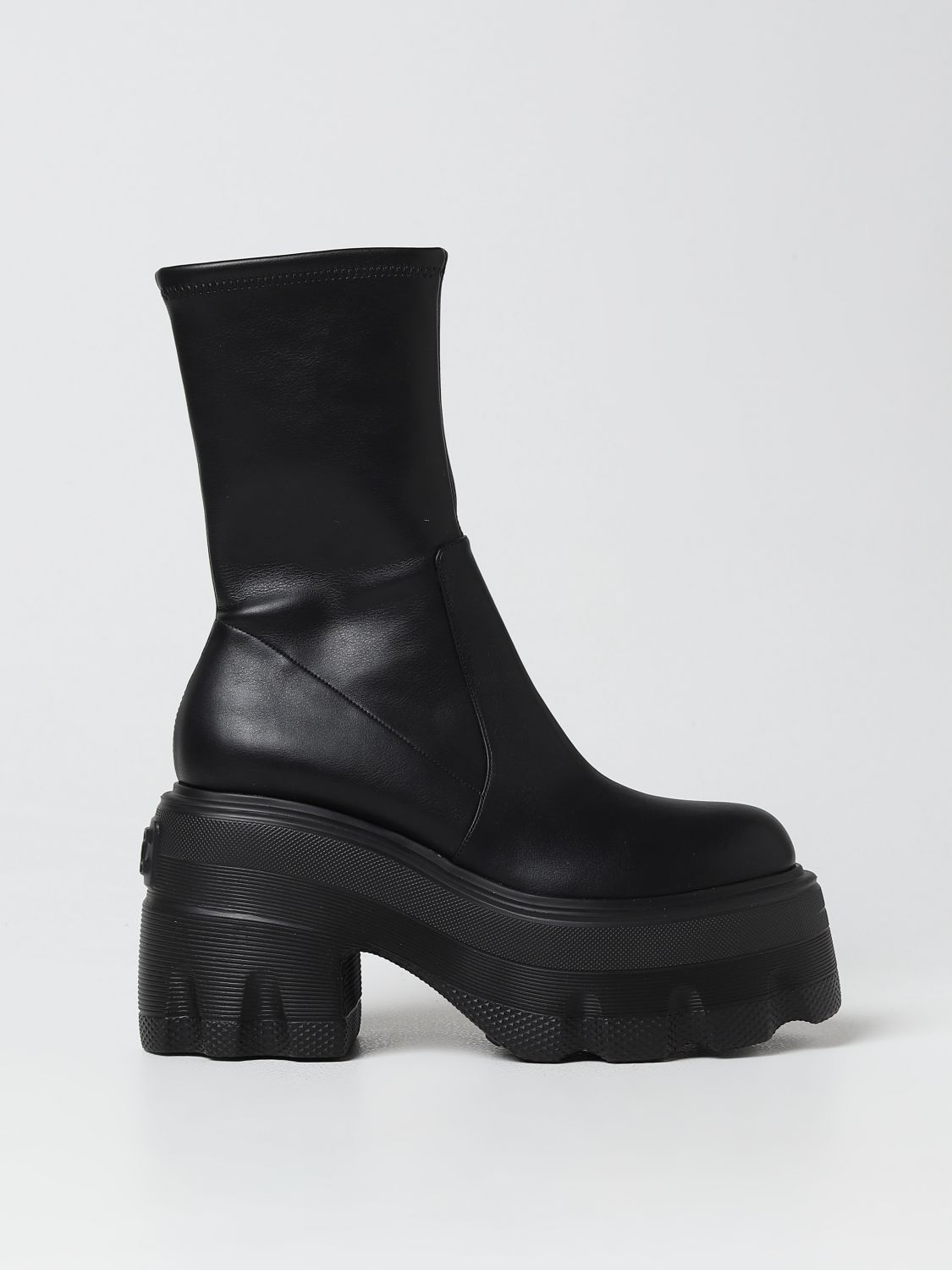 Casadei Flat Ankle Boots CASADEI Woman colour Black