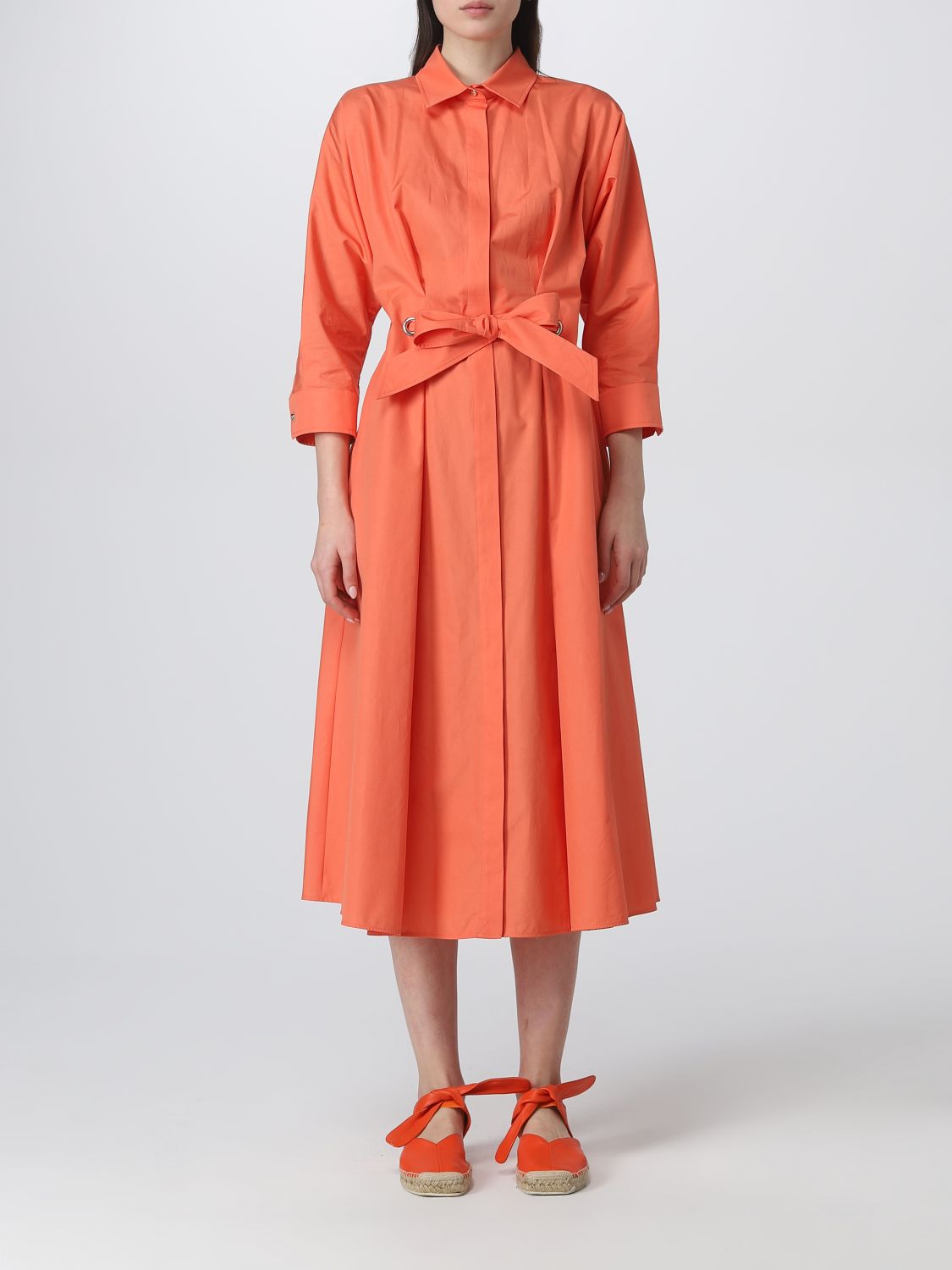 Max Mara Dress MAX MARA Woman colour Orange