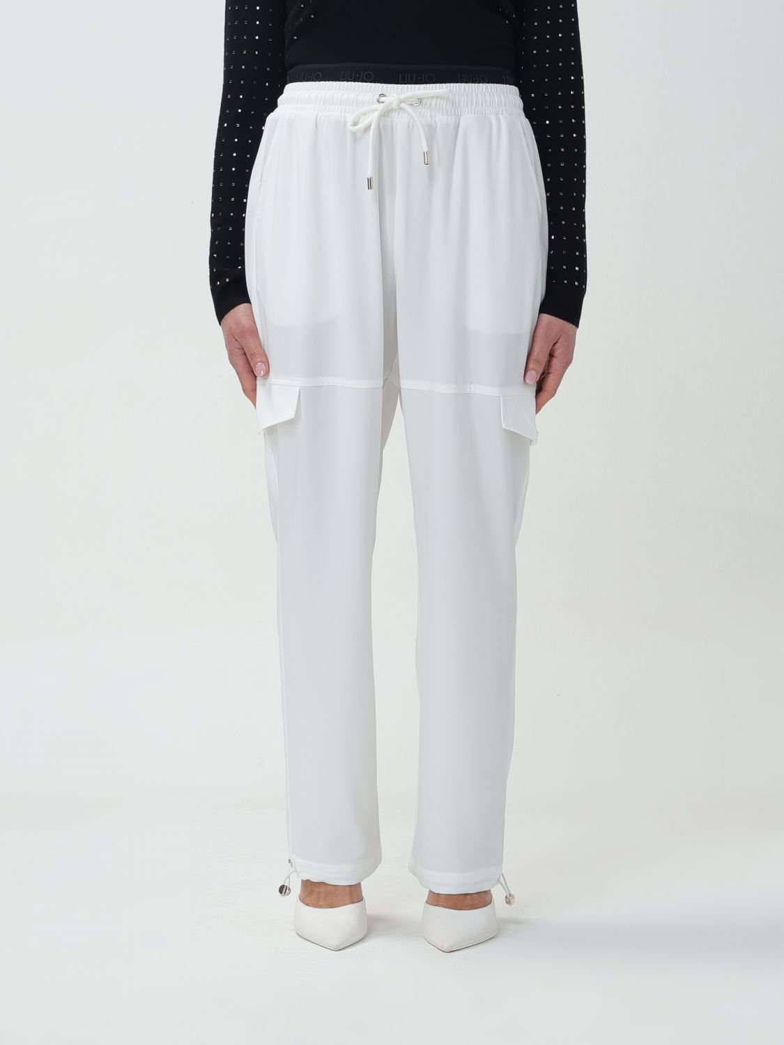 Liu Jo Trousers LIU JO Woman colour White