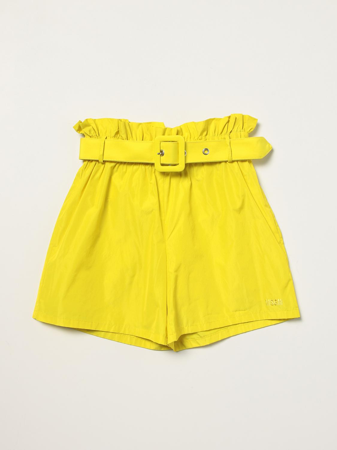 Msgm Kids Msgm Kids shorts in taffeta